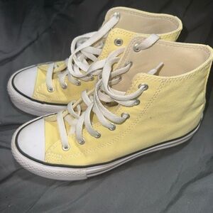 Converse Kids Yellow High-Top Sneakers